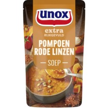 Unox Soep in Zak Pompoen & Rode Linzen (570 ml.)