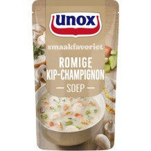 Unox Soep in Zak Romige Kip-Champignonsoep (570 ml.)