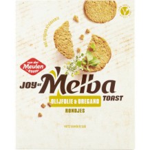 Van Der Meulen Original Melba Toast Rounds Olive Oil & Oregano (90 gr.)