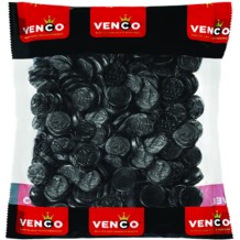 Venco Liquorice Coins (1 kg)