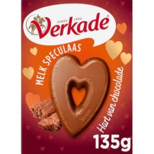 Verkade Milk Chocolate & Speculaas Heart (135 gr.)