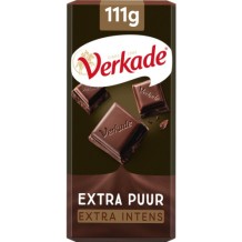 Verkade Chocolade 75% Cacao Extra Puur (111 gr.)