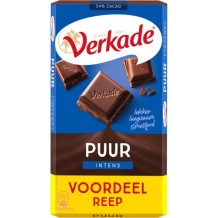 Verkade Chocolade Intens Puur XXL (192 gr.)