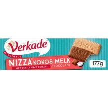 Verkade Nizza Kokos Chocolade Melk (177 gr.)