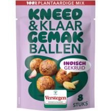 Verstegen Knead & Ready Substitute Meat Balls Indian Spiced (60 gr.)