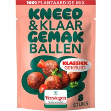 Verstegen Knead & Ready Substitute Meat Balls Classic Spiced (60 gr.)