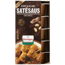 Verstegen Satésaus kant-en-klaar (5 x 80 ml.)