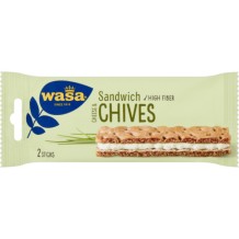 Wasa Sandwich Crackers Cream Cheese & Chives 3-Pack (111 gr.)