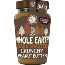Whole Earth Crunchy Dark Roasted Peanut Butter (340 gr.)