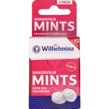 Fortuin Wilhelmina Mints Rode Bes & Framboos (60 gr.)